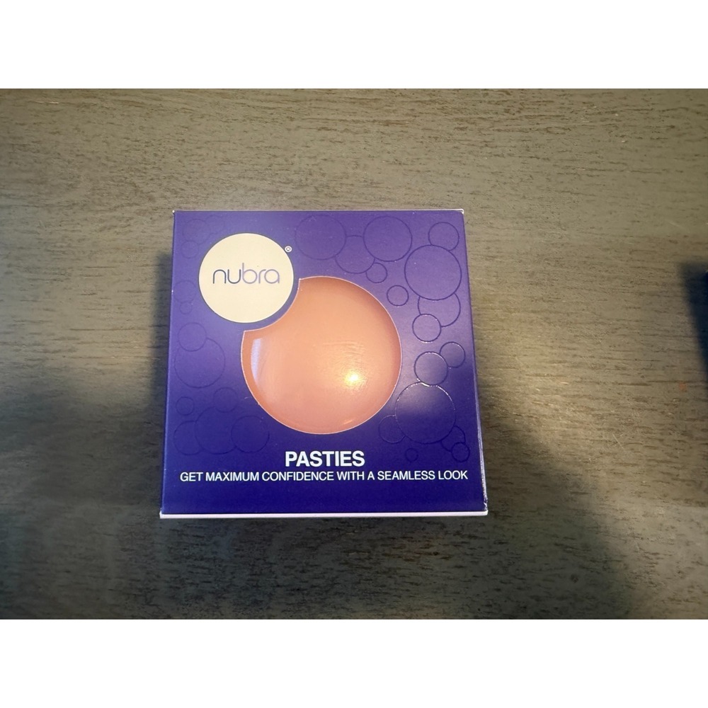 NIB pale peach NP147 NUBRA PASTIES size small S